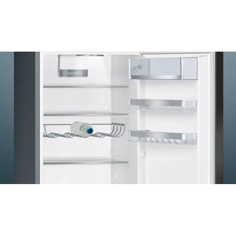 Siemens iQ500 KG39E8XBA ledusskapis-saldētājs Brīvi stāvošs 343 L Melns, Nerūsējošais tērauds