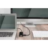 DIGITUS ASSMANN DisplayPort pārveidotāja kabelis, DP - HDMI+DVI+VGA M-F/F/F, 20cm 3-in-1 multivides kabelis, CE, melns