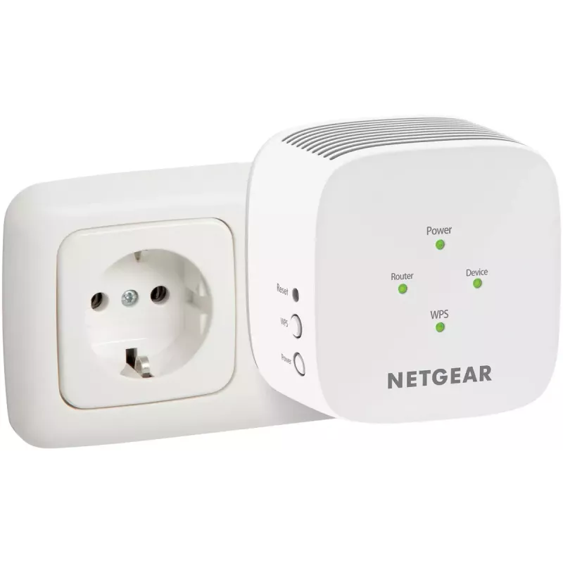 NETGEAR EX6110 tīkla raidītājs un uztvērējs balts 10, 100, 300 Mbit/s