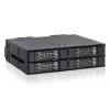 SSD korpuss Icy Dock ToughArmor MB699VP-B V3 4 diskiem 2,5 collu PCIe