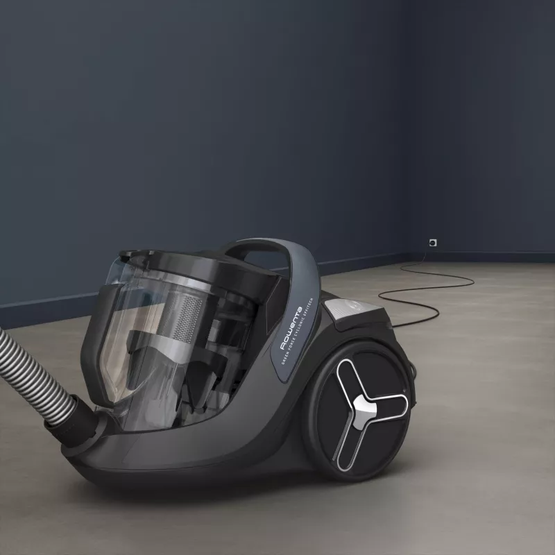 Rowenta zaļa Force RO7C36 2,5 L cilindriskais putekļsūcējs sausajai tīrīšanai 500 W bez putekļu maisa