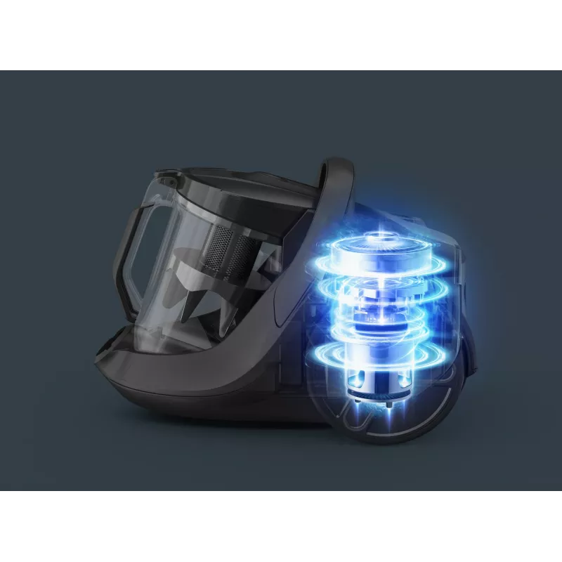Rowenta zaļa Force RO7C36 2,5 L cilindriskais putekļsūcējs sausajai tīrīšanai 500 W bez putekļu maisa