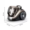 Rowenta Compact Power XXL RO4B30 2,5 L cilindriskais putekļsūcējs sausai tīrīšanai 900 W bez maisiņa