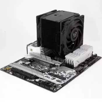 Fan Scythe Mugen 6 Dual Fan Melns Edition 12 cm 300-2000 RPM