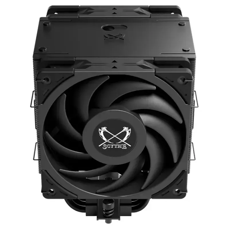 Fan Scythe Mugen 6 Dual Fan Melns Edition 12 cm 300-2000 RPM