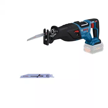 Bosch GSA 18V-28 Professional BITURBO akumulatora zobenzāģis, 18 V, 28 mm gājiens, bez akumulatora, L-BOXX, zils/melns