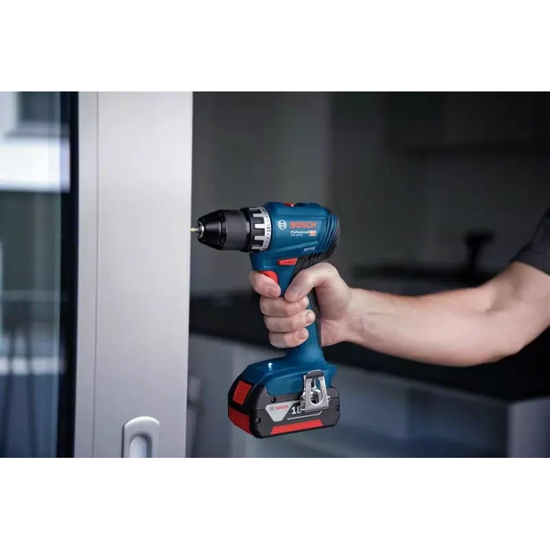 Bosch GSR 18V-45 1900 RPM 900 g Melns, Zils, Sarkans