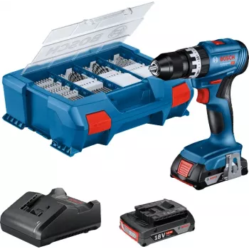 Bosch GSB 18V-45 1900 RPM melna, zila