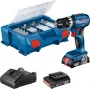 Bosch GSB 18V-45 1900 RPM melna, zila