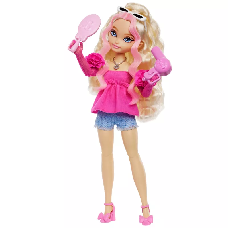 Barbie Dream Besties “Malibu” modes lelle ar 8 ar grimu un matiem saistītiem aksesuāriem