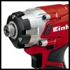 Pistol Grip Drill Einhell TE-CI 18/1 Li-solo, Keyless Chuck, Melns/pelēka/Red