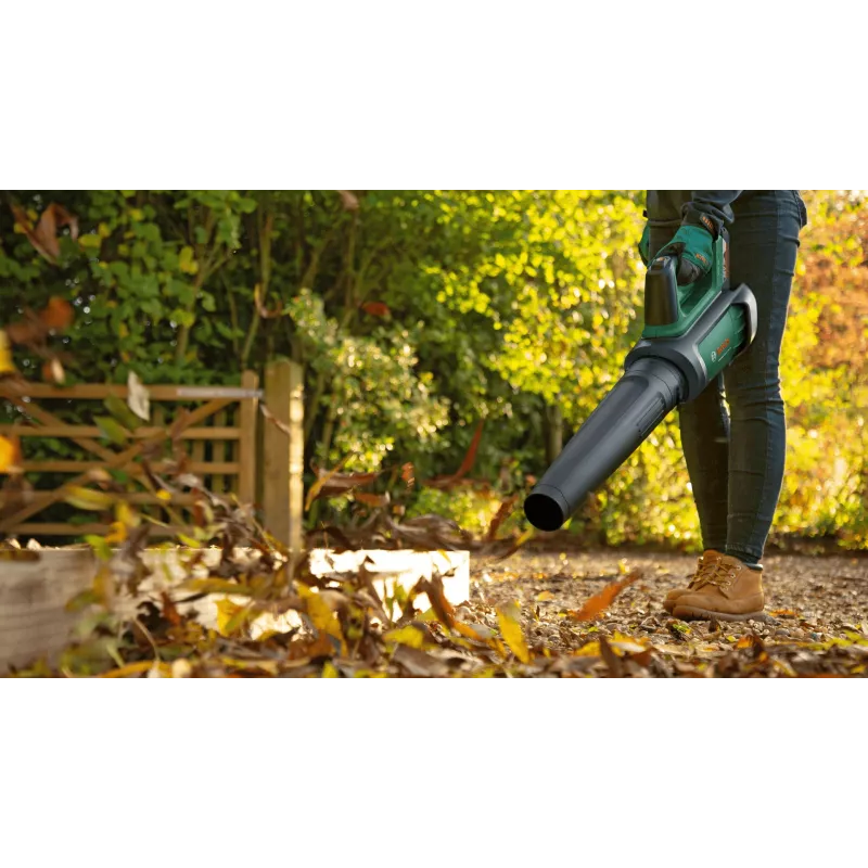 Bosch AdvancedLeafBlower 36V-750 (1x2.0Ah), rokas pūtējs, 100 km/h, 200 km/h, akumulators, 1,5 m/s², 254 mm