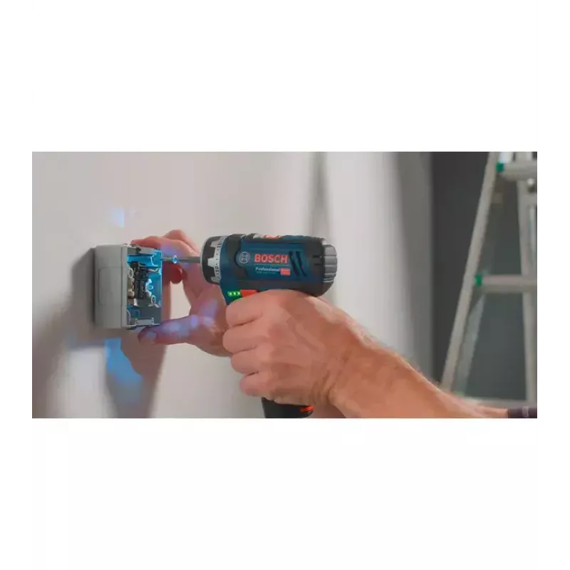 Bosch GSR 12V-15 FC Professional Keyless 600 g Melns, Blue