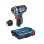 Bosch GSR 12V-15 FC Professional Keyless 600 g Melns, Blue