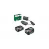 Bosch Starter-Set 18V - 2 x Akumulators (2,0 Ah + 4,0 Ah) Baterijas un lādētāja komplekts