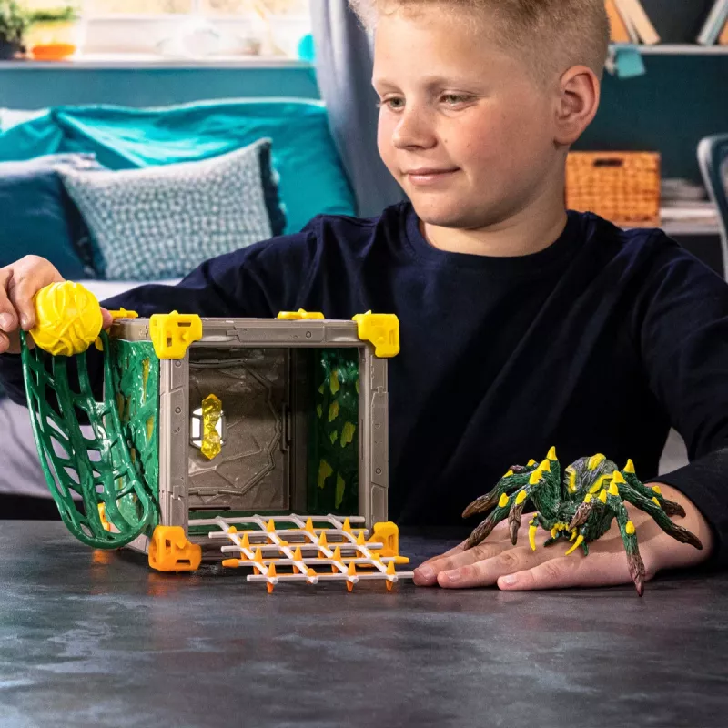 schleich BattleCave Džungļu tarantula, Dzīvnieks, Briesmoņi un pūķi, BattleCave, 7 gadu vecumam, Daudzkrāsains, Plastmasa