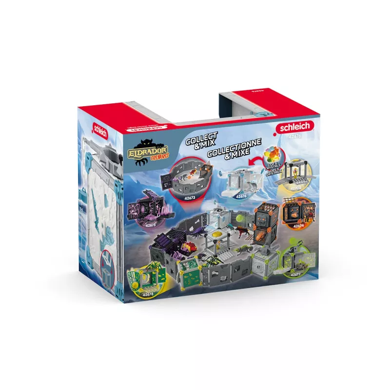 schleich BattleCave Ledus Žurka, Briesmoņi un pūķi, BattleCave, 7 gadu vecumam, Daudzkrāsains, Plastmasa