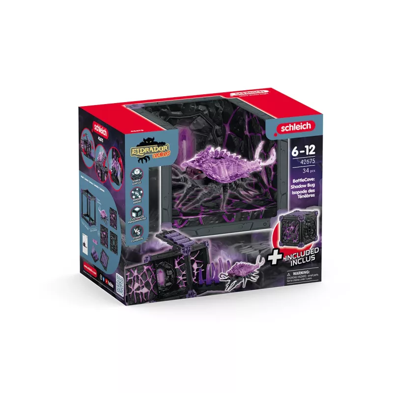 Action/Adventure Schleich BattleCave Shadow Bug Daudzkrāsains 42675