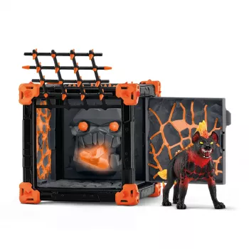 Action/Adventure Schleich BattleCave Lava Hyena Daudzkrāsains 42674
