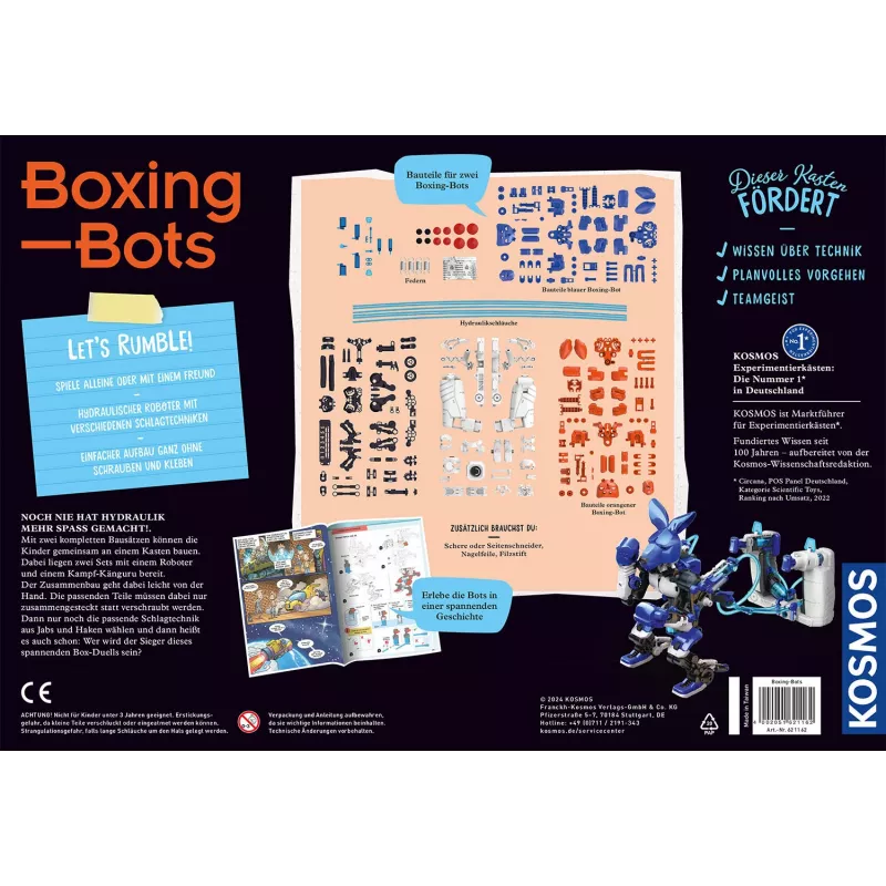 Kosmos Boxing Bots, Robot, Inženierzinātne, 10 gadi Kosmos Boxing Bots. Produkta veids: Robots, Tēma: Inženierzinātne, Ieteicamais vecums (min): 10 gadi