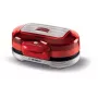 Ariete 205 Hamburgeru gatavotājs Party Time, hamburgeru gatavošanas iekārta, 1200 W, dubultās nepiedegošās plāksnes, 2 nodalījumi, viegli tīrāms, sarkans
