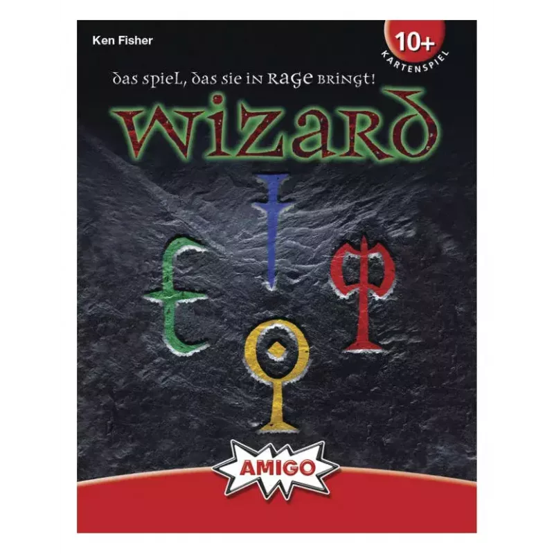 Kāršu spēle AMIGO Wizard (modelis 06900) — stratēģiska ģimenes spēle, 10+ gadi, 45 min