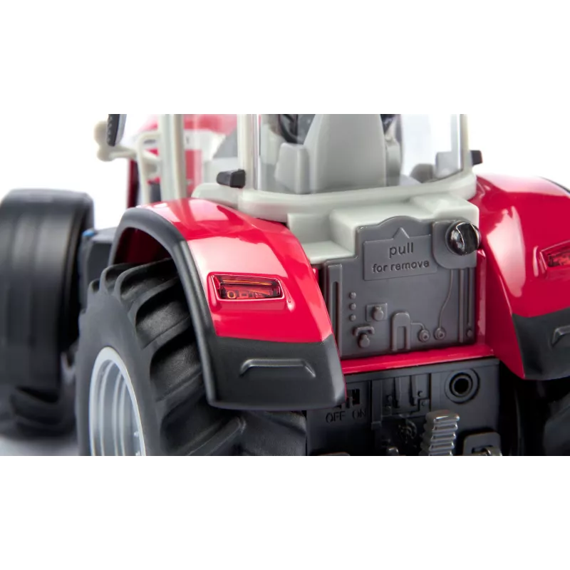 RC transportlīdzeklis Siku Massey Ferguson 9S Bluetooth lietotnes vadība – mēroga modeļa traktors, lietotnes vadāms, uzlādējams