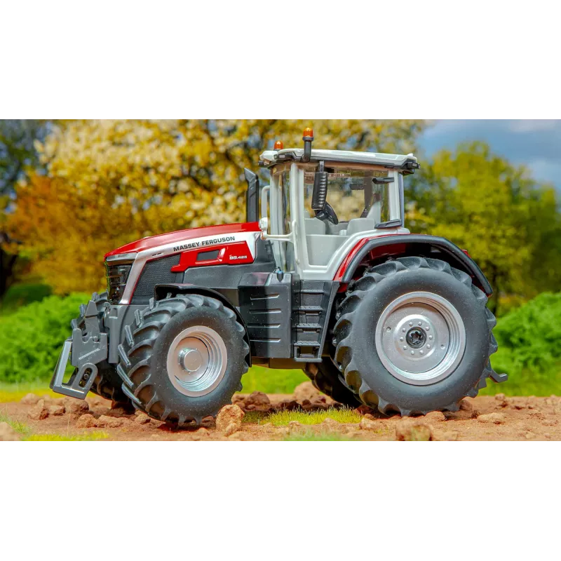 RC transportlīdzeklis Siku Massey Ferguson 9S Bluetooth lietotnes vadība – mēroga modeļa traktors, lietotnes vadāms, uzlādējams
