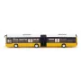 Lokveida autobusa modelis Siku tirkīza/baltā krāsā – mēroga rotaļu transportlīdzeklis, spiedliets kolekcionējams modelis
