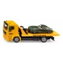 Automašīnas modelis komplekts Siku MAN avārijas dienesta kravas automašīna ADAC, iepriekš samontēts mērogā 1:55, 58×170×57 mm