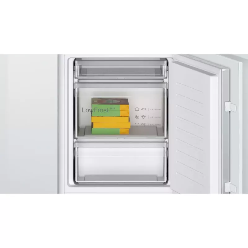 Bosch Serie 4 KIV86VSE0 ledusskapis ar saldētavu, iebūvējams, 267 L