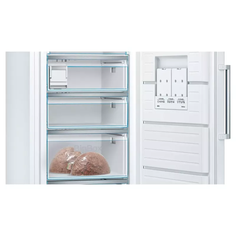 Bosch Serie 6 GSN58AWCV saldētava Stāvsaldētava Brīvstāvoša 366 L Balts