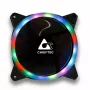 Chieftec AF-12RGB datora dzesēšanas sistēma Ventilators 12 cm Melns 1 gab.
