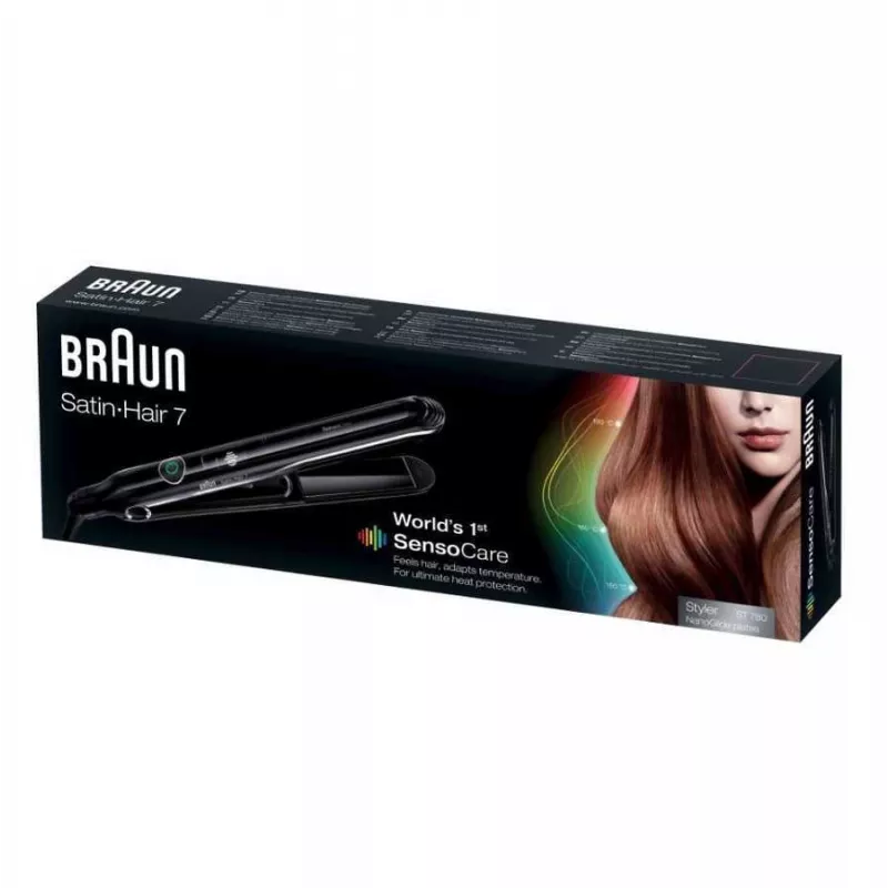 Braun Satin Hair 7 SensoCare ST780 matu taisnotājs Warm Melns 2 m