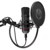 PC mikrofons ENDORFY Solum — vadu USB-C kardioīds mikrofons, 16 bitu/48 kHz, 18–21000 Hz, galda statīvs, 2,9 m kabelis, austiņu izeja, pop filtrs
