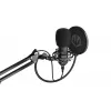 PC mikrofons ENDORFY Solum — vadu USB-C kardioīds mikrofons, 16 bitu/48 kHz, 18–21000 Hz, galda statīvs, 2,9 m kabelis, austiņu izeja, pop filtrs