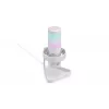 PC mikrofons ENDORFY AXIS Streaming balta — USB, kardioīds, 30–18 kHz, 192 kHz/24 bitu, galda statīvs, klusināšana, austiņu izeja