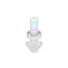 PC mikrofons ENDORFY AXIS Streaming balta — USB, kardioīds, 30–18 kHz, 192 kHz/24 bitu, galda statīvs, klusināšana, austiņu izeja