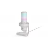 PC mikrofons ENDORFY AXIS Streaming balta — USB, kardioīds, 30–18 kHz, 192 kHz/24 bitu, galda statīvs, klusināšana, austiņu izeja