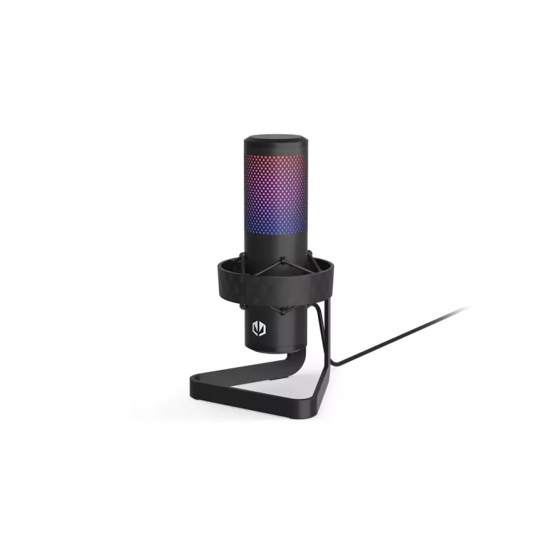 PC mikrofons ENDORFY AXIS Streaming — USB Type-C, 24 bitu/192 kHz, 30–18 000 Hz, galda statīvs, melns