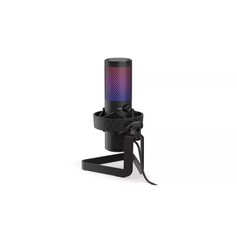 PC mikrofons ENDORFY AXIS Streaming — USB Type-C, 24 bitu/192 kHz, 30–18 000 Hz, galda statīvs, melns