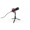 PC mikrofons ENDORFY Solum Streaming T — USB vadu, 24 bitu/48 kHz, 18–21000 Hz, galda stiprinājums, austiņu izeja, melns