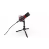 PC mikrofons ENDORFY Solum Streaming T — USB vadu, 24 bitu/48 kHz, 18–21000 Hz, galda stiprinājums, austiņu izeja, melns