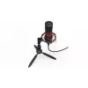 PC mikrofons ENDORFY Solum Streaming T — USB vadu, 24 bitu/48 kHz, 18–21000 Hz, galda stiprinājums, austiņu izeja, melns