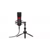 PC mikrofons ENDORFY Solum Streaming T — USB vadu, 24 bitu/48 kHz, 18–21000 Hz, galda stiprinājums, austiņu izeja, melns