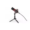 PC mikrofons ENDORFY Solum Streaming T — USB vadu, 24 bitu/48 kHz, 18–21000 Hz, galda stiprinājums, austiņu izeja, melns