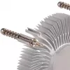 Dzesētājs Silverstone NT09-115X Procesora dzesētājs 9.2 cm Alumīnijs