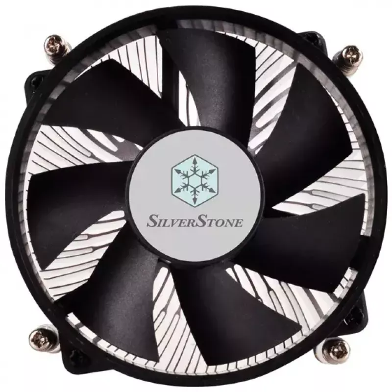 Dzesētājs Silverstone NT09-115X Procesora dzesētājs 9.2 cm Alumīnijs