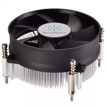 Dzesētājs Silverstone NT09-115X Procesora dzesētājs 9.2 cm Alumīnijs