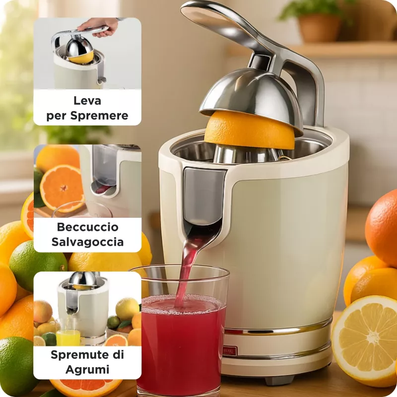 Electric Citrus Press Ariete 0413/03 0.6L 85W Beige